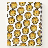 Lion Patternspass Notizblock (Rückseite)