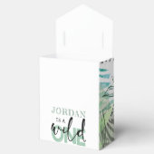 Lion Personalisiert Wild First Birthday Favor Box Geschenkschachtel (Geöffnet)