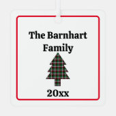 LION Personalize Name Foto Weihnachten Ornament Aus Metall (Rückseite)