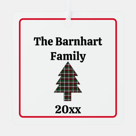 LION Personalize Name Foto Weihnachten Ornament Aus Metall (Rückseite)