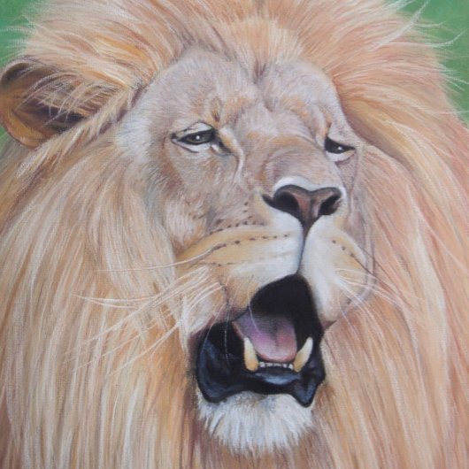 Lion Picture Big Cat Wildlife Realist Art Puzzle
