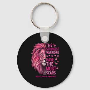 Lion Pink Funny Breast Cancer Awareness Survivor W Schlüsselanhänger