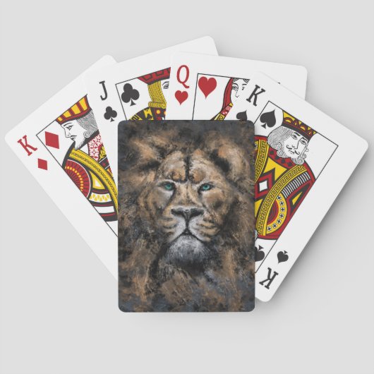 Lion Playing Cards Spielkarten (Rückseite)