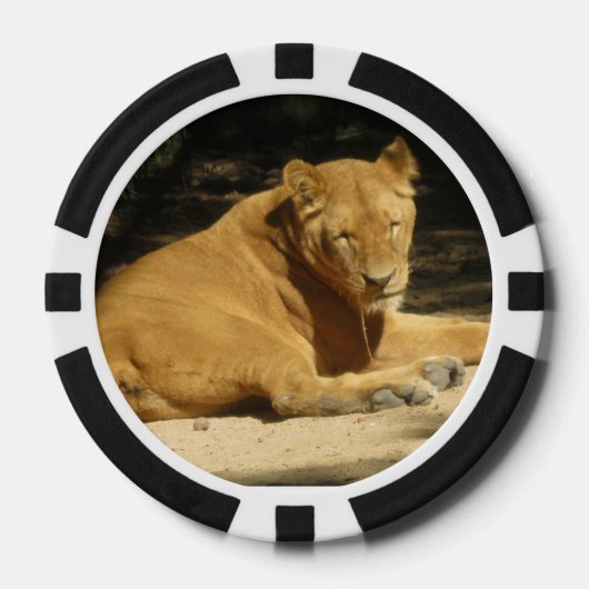 Lion Poker Chip (Vorderseite)
