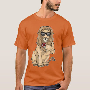 Lion Poker Poker Chips T-Shirt