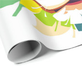 Lion Pop Art Geschenkpapier (Rolleneckpunkt)