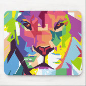 Lion | Pop Art Mousepad (Vorne)