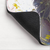 Lion Portrait Animal Painting Wildlife Forest Mousepad (Ecke)