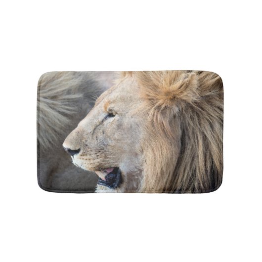 Lion Portrait Badematte (Vorderseite)