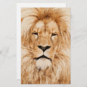 LION PORTRAIT BRIEFPAPIER (Vorne/Hinten)