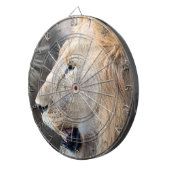 Lion Portrait Dartscheibe (Vorderseite rechts)