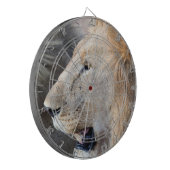 Lion Portrait Dartscheibe (Vorderseite Links)