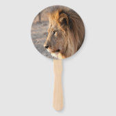 Lion Portrait Fächer (Rückseite)