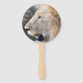 Lion Portrait Fächer (Vorderseite)