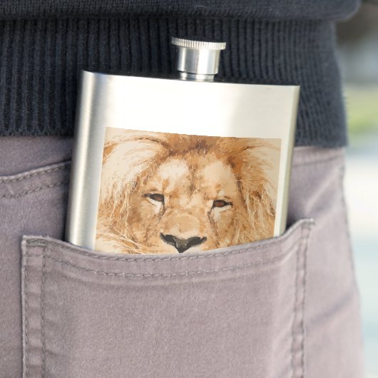 LION PORTRAIT FLACHMANN (Beispiel)