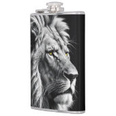 Lion Portrait Flachmann (Links)