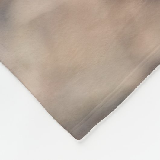 Lion Portrait Fleecedecke (Ecke)