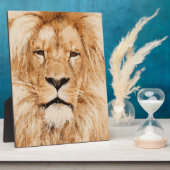 LION PORTRAIT FOTOPLATTE (Seite)