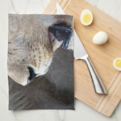 Lion Portrait Geschirrtuch (Viertel Falte)