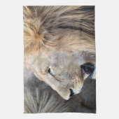 Lion Portrait Geschirrtuch (Vertikal)