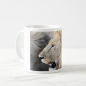 Lion Portrait Kaffeetasse (Vorderseite Links)