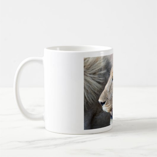 Lion Portrait Kaffeetasse (Links)