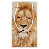 LION PORTRAIT KLEINE GESCHENKTÜTE (Vorderseite)