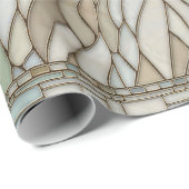 Lion Portrait Mosaik Art Geschenkpapier (Rolleneckpunkt)