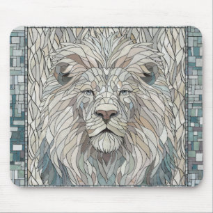 Lion Portrait Mosaik Art Mousepad