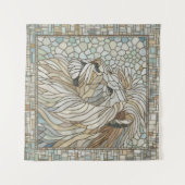 Lion Portrait Mosaik Art Wandteppich (Vorderseite (Horizontal))