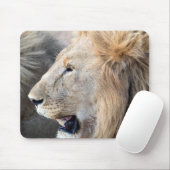 Lion Portrait Mousepad (Mit Mouse)