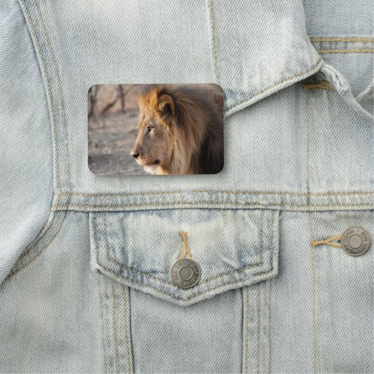 Lion Portrait Namensschild (Beispiel)