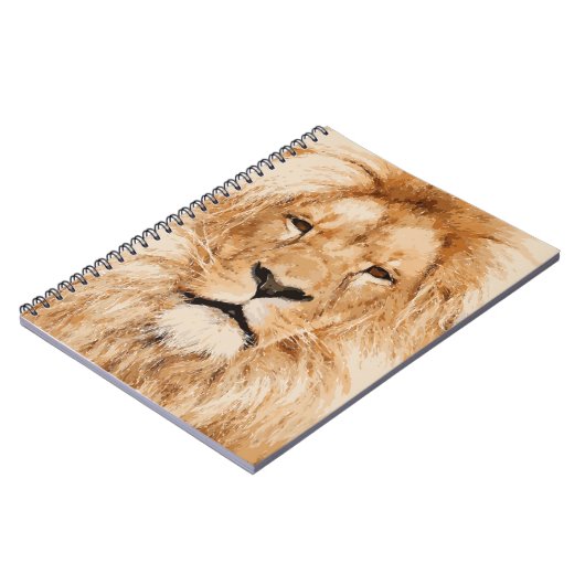 LION PORTRAIT NOTIZBLOCK (Linke Seite)