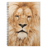 LION PORTRAIT NOTIZBLOCK (Vorderseite)
