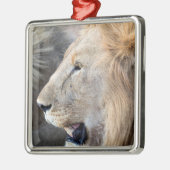 Lion Portrait Ornament Aus Metall (Links)