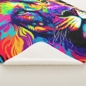 Lion Portrait Painting Sherpadecke (3/4)