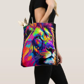 Lion Portrait Painting Tasche (Von Nahem)