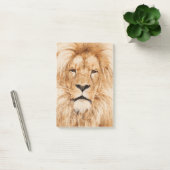 LION PORTRAIT POST-IT KLEBEZETTEL (Büro)