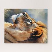 Lion-Portrait Puzzle (Horizontal)