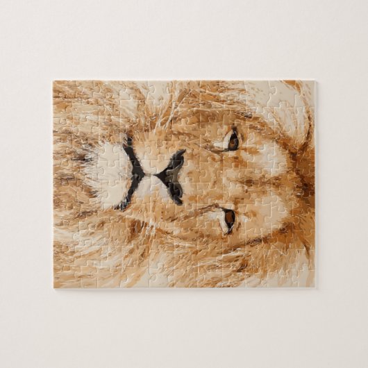 LION PORTRAIT PUZZLE (Horizontal)
