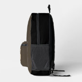 Lion Portrait (Sand) Bedruckter Rucksack (Rechts)