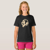 Lion Portrait (Sand) T-Shirt (Vorne ganz)