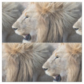 Lion Portrait Stoff (Nahaufnahme)