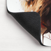 Lion Portrait Tiermalerei Mousepad (Ecke)