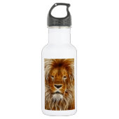 Lion Portrait Trinkflasche (Vorderseite)