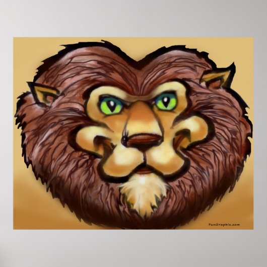 Lion Poster (Vorne)