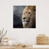 Lion Poster (Küche)