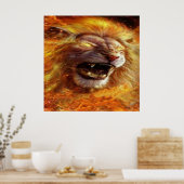 Lion Poster (Küche)