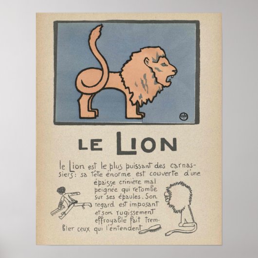 Lion Poster (Vorne)