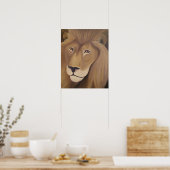 Lion Poster (Küche)